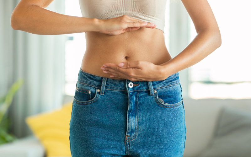 Description de comment avoir un ventre plat en 15 jours par Nutrisaveurs, entreprise spécialisée dans la perte de poids.